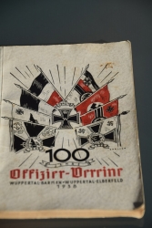 100 Jahre Offizier-Vereine Wuppertal 1938 Ranking list 100 years officers club Wuppertal 1938