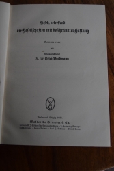 Dr. Erich Brodmann G.m.b.H. - Gesetz 1924