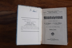 Guttentagsche Sammlung Deutscher Reichsgesetze Militärstrafgesetzbuch II Nr. 67, 1918